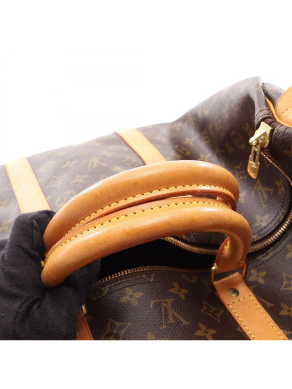 Louis Vuitton Boston Bag Keepall 55 Canvas Leather - Picture 13 of 15